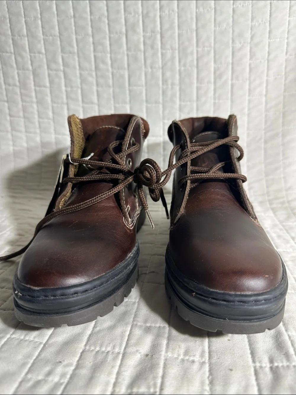 Timberland Earthkeeper  Men's Brown Leather Lace-Up Work Boots
